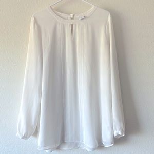 Large white CAbi blouse